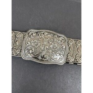 Metal Steel Chinch Belt Stretch 34” Elastic Waist Hook Buckle